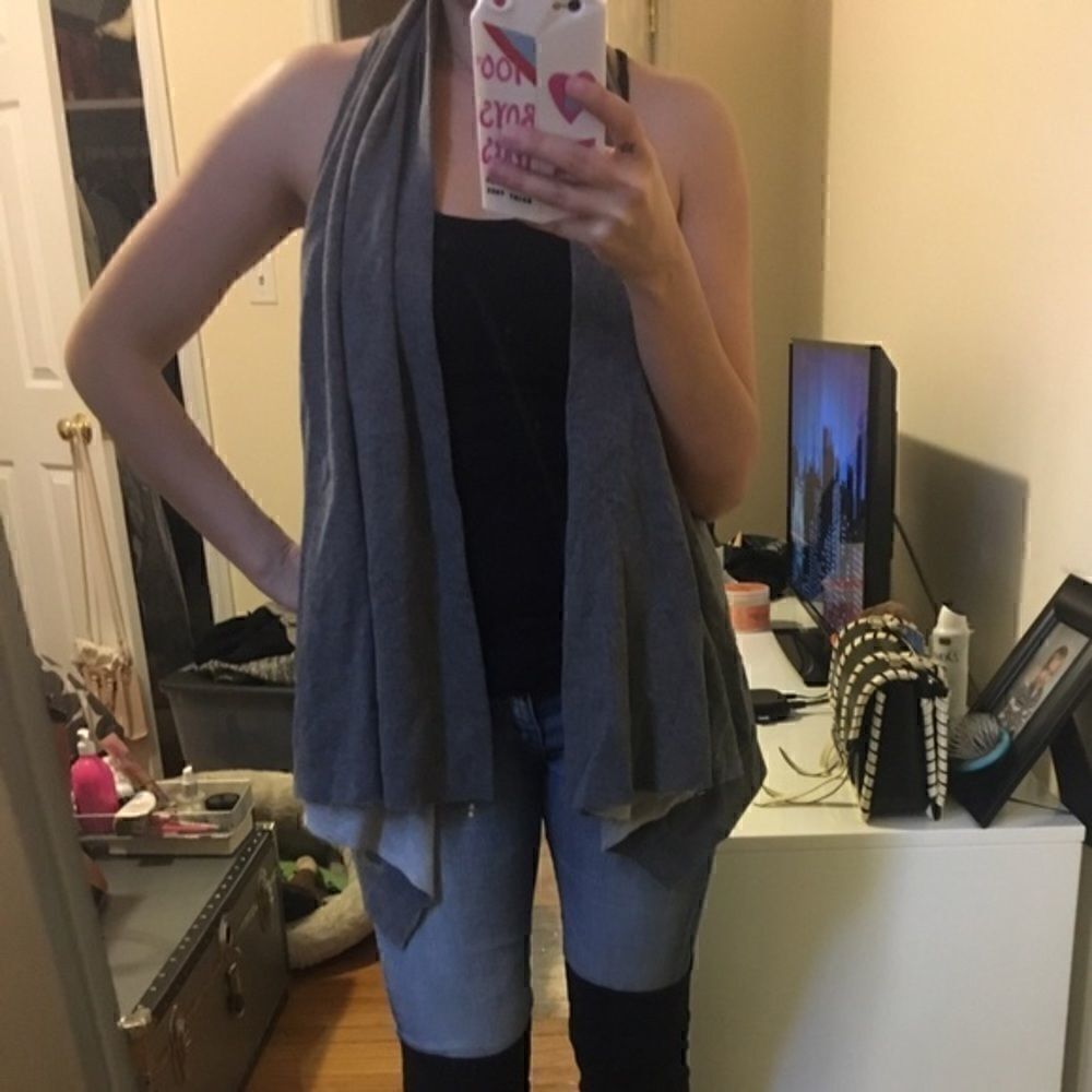 Drape Front Cardigan#4